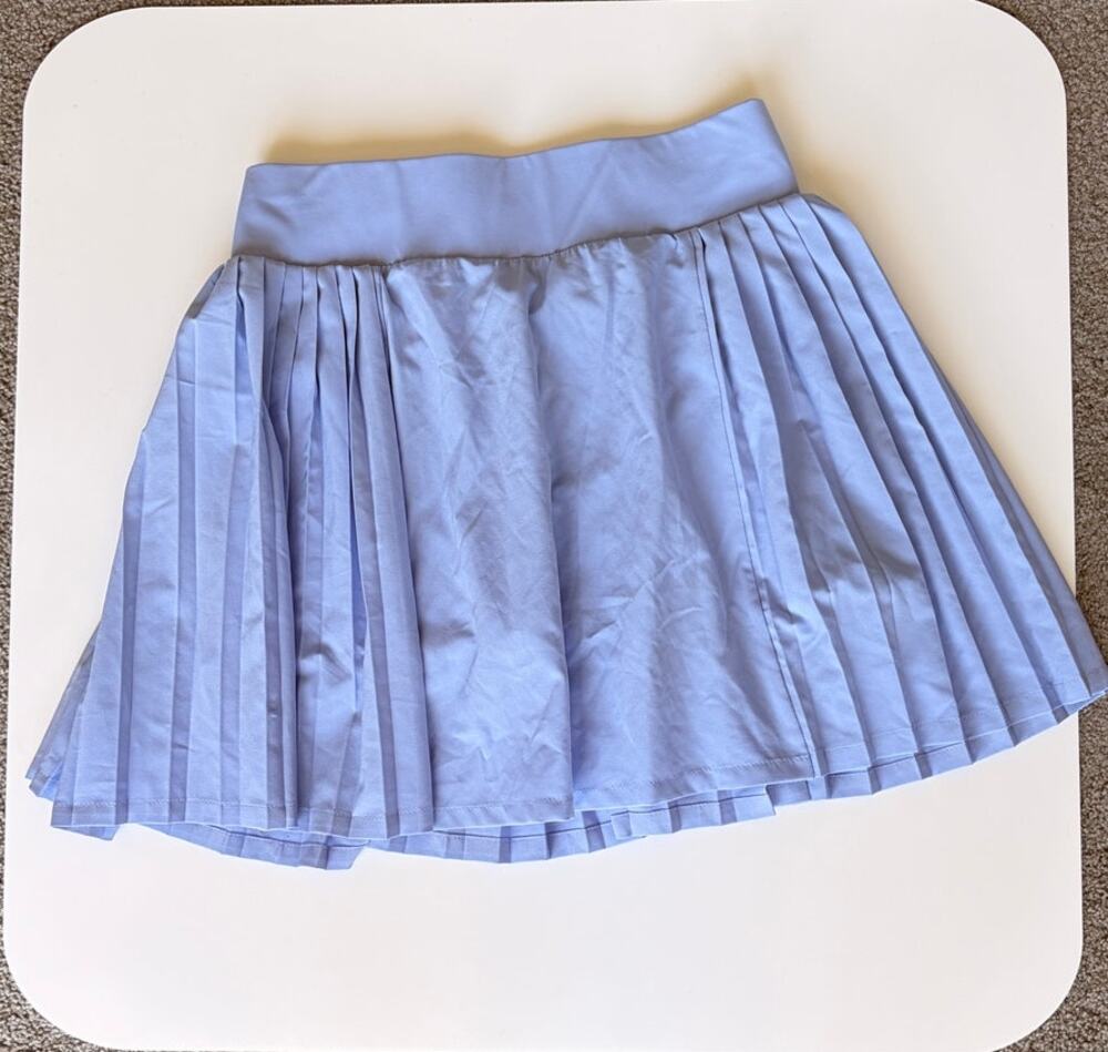 90 Degree Light Blue Ruffle Athletic Tennis Skirt